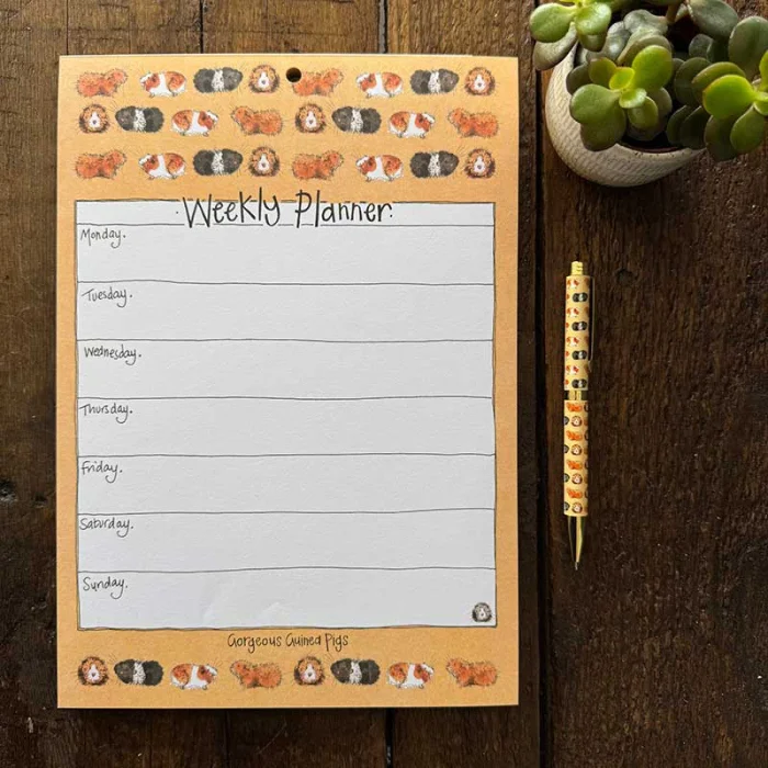 Gorgeous Guinea Pigs Weekly Planner (WP07), plánovač