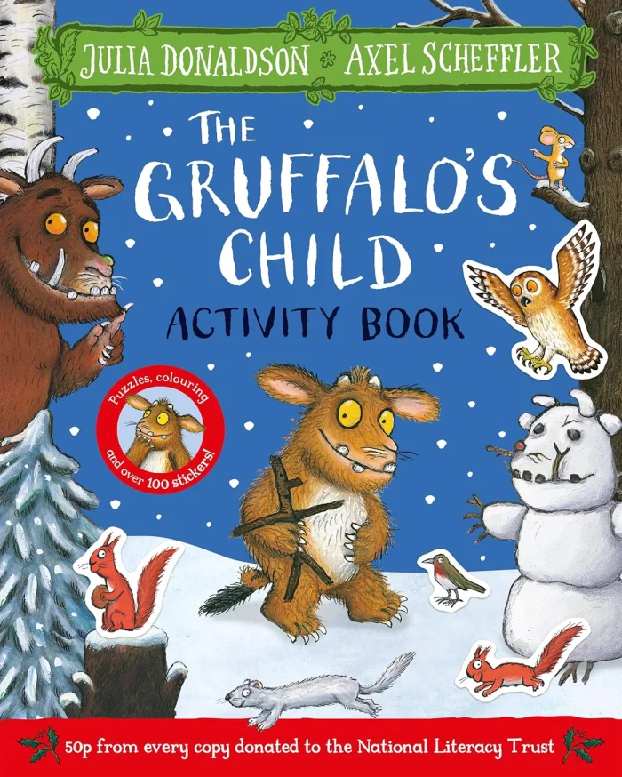 The Gruffalo's Child Activity Book, anglická kniha - zošit s úlohami a nálepkami