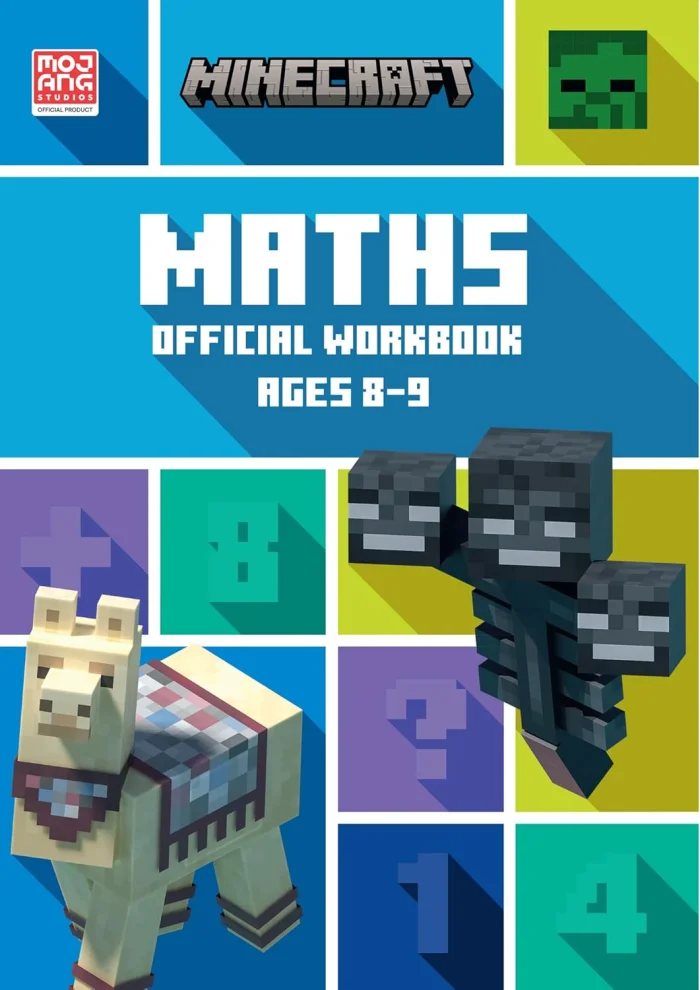 Minecraft Maths Ages 8-9: Official Workbook, zošit s úlohami