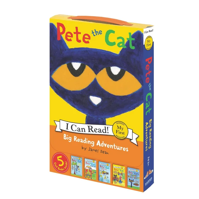 Pete the Cat: Big Reading Adventures, kolekcia 5 anglických kníh