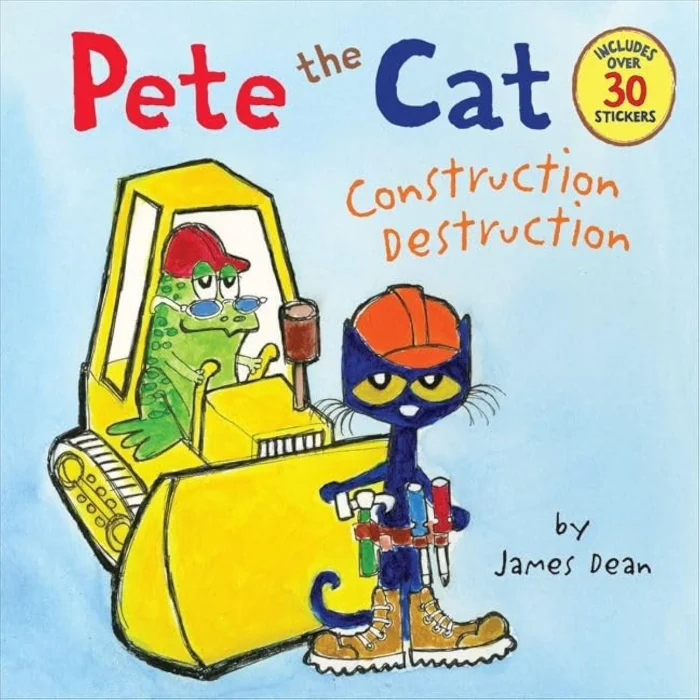 Pete the Cat: Construction Destruction, anglická kniha