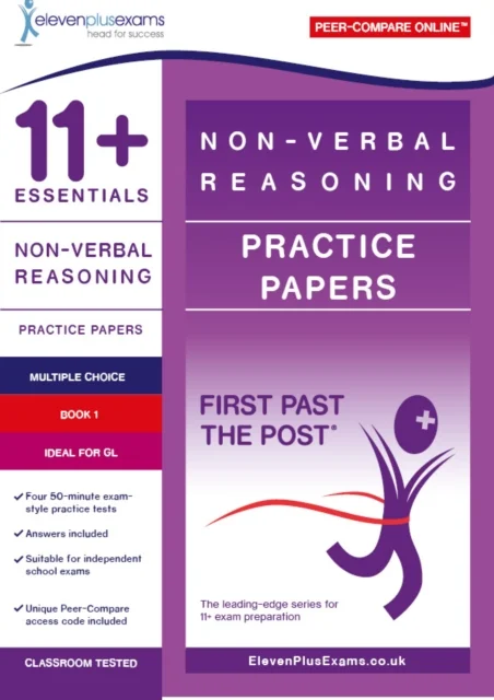 11+ Essentials Non-verbal Reasoning Practice Papers Book 1, anglická kniha