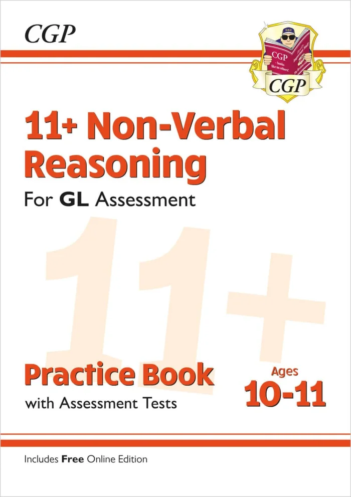 11+ GL Non-Verbal Reasoning Practice Book & Assessment Tests - Ages 10-11, pracovný zošit v angličtine