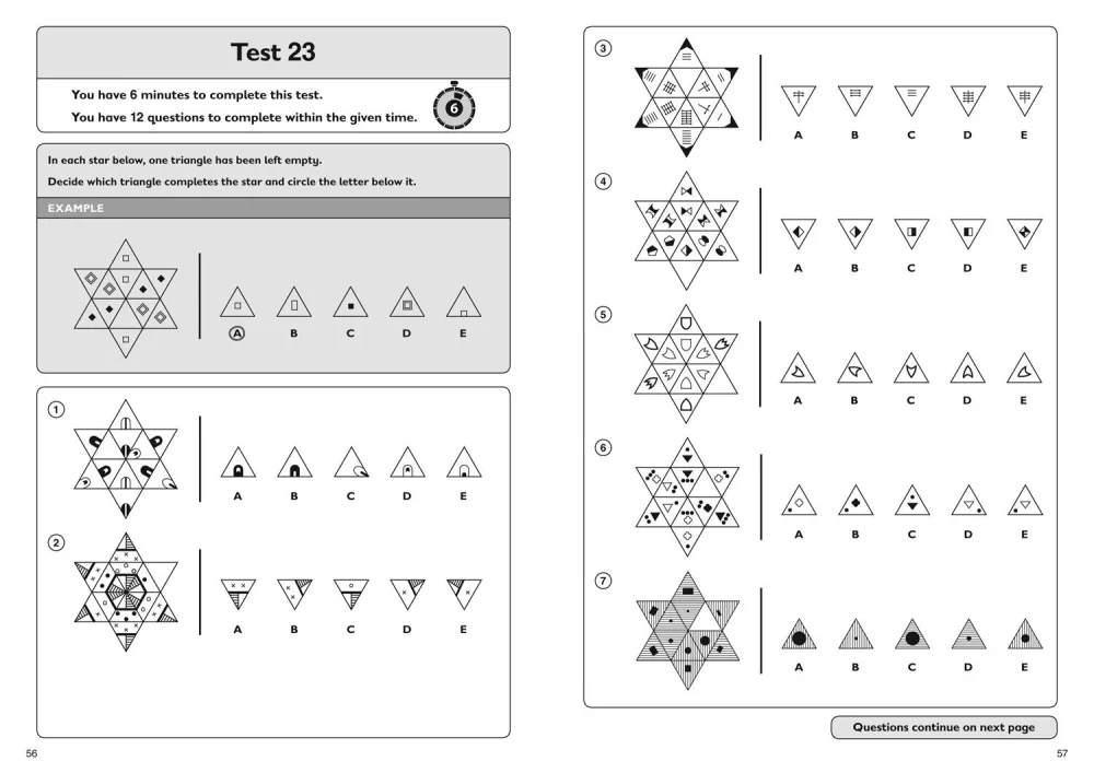 11+ Non-Verbal Reasoning Quick Practice Tests Age 9-10 (Year 5)