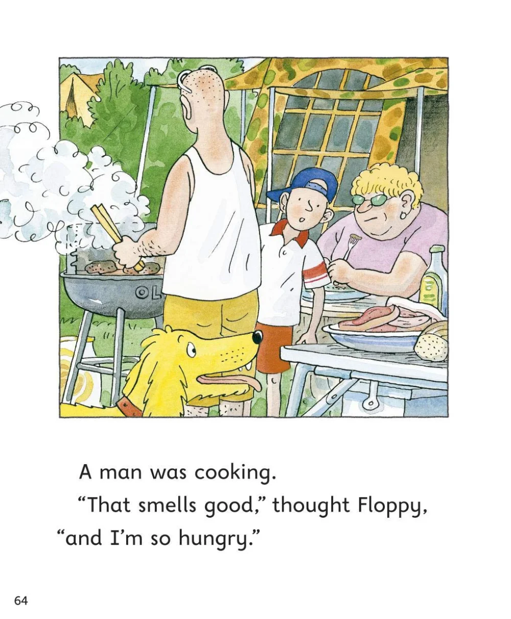 Biff, Chip and Kipper (Phonics): Hungry Floppy and Other Stories (L4), anglická kniha
