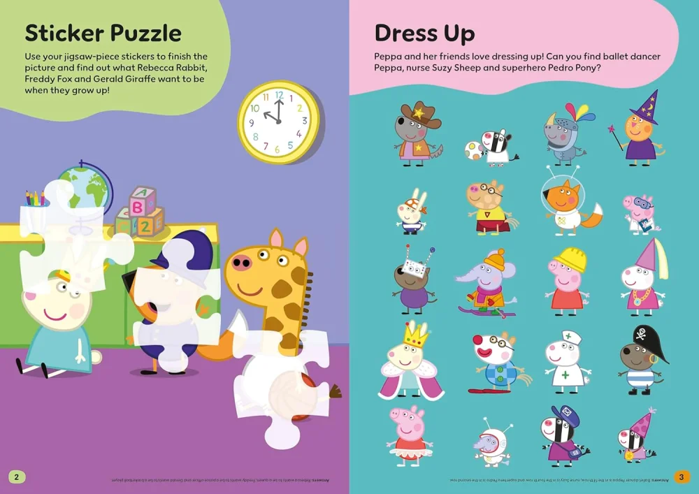 When I Grow Up Sticker Activity Book, nálepkový zošit s úlohami