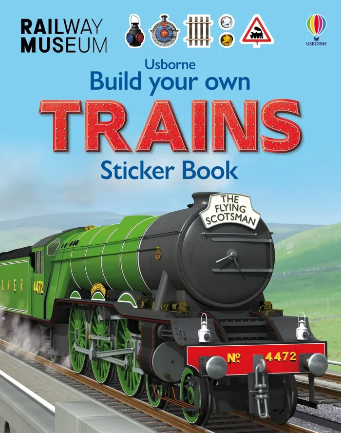 Trains, nálepkový zošit