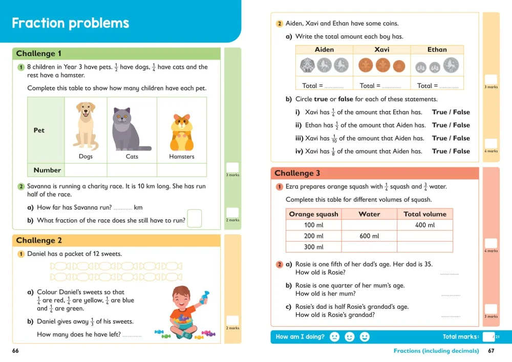 Year 3 Maths Targeted Practice Workbook, pracovný zošit