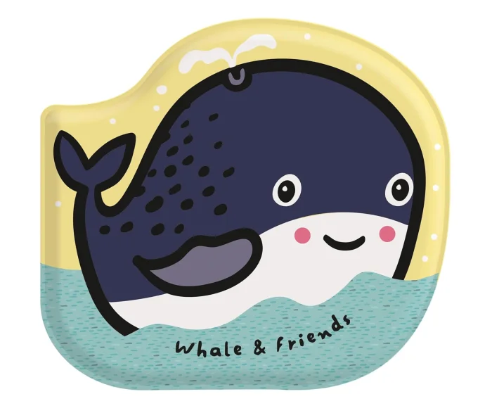 Whale and Friends: Watch me change colour in water!, knižka do vane