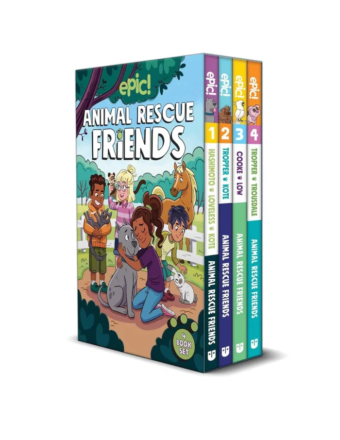 Animal Rescue Friends Box Set (1-4), sada komiksov
