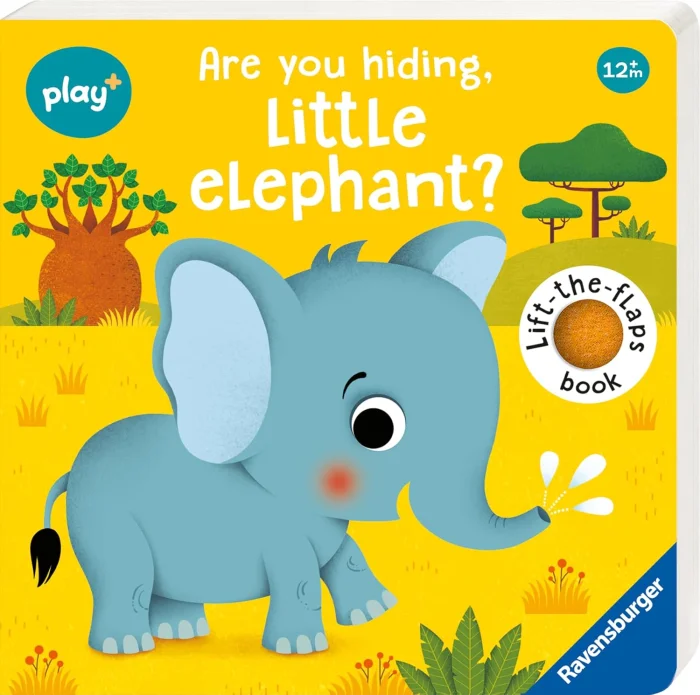 Are You Hiding, Little Elephant?, anglická kniha - malé leporelo