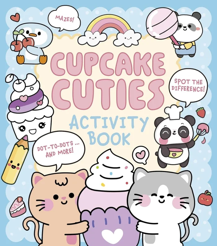 Cupcake Cuties Activity Book, anglická kniha