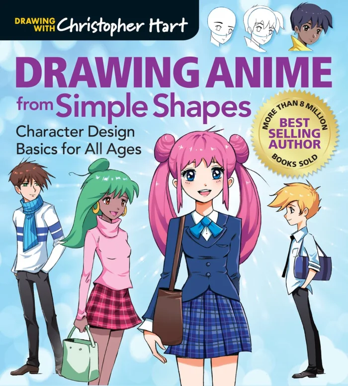 Drawing Anime from Simple Shapes, pracovný zošit