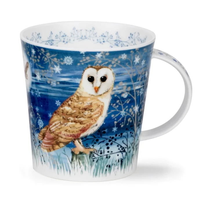 Full Moon Barn Owl, porcelánový hrnček