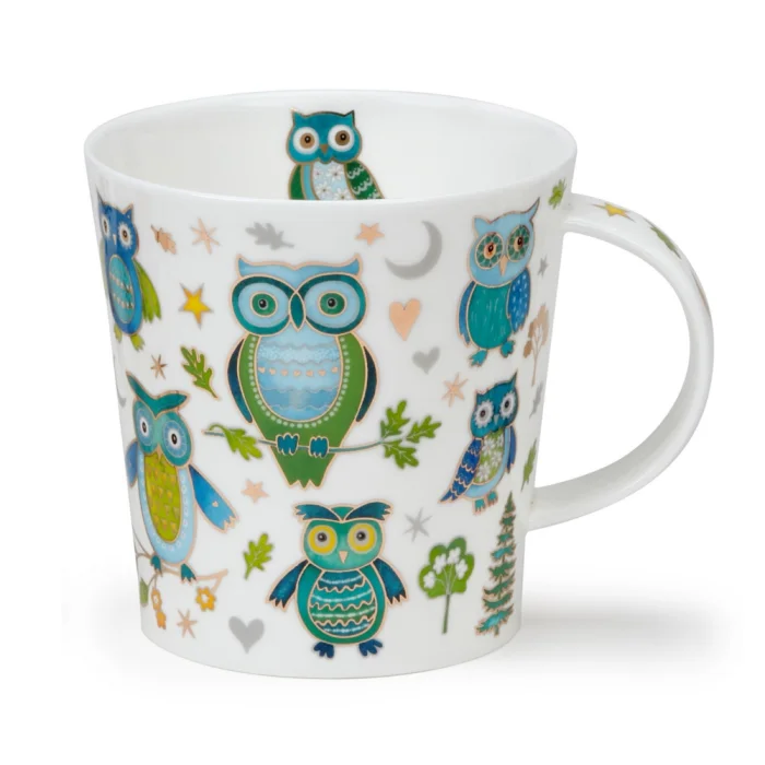 Glitzy Gang Owl, porcelánový hrnček