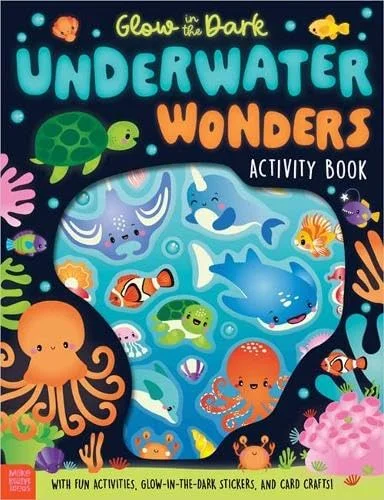 Glow in the Dark Underwater Wonders, zošit s úlohami a nálepkami