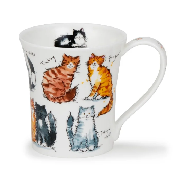 Messy Cats, porcelánová šálka