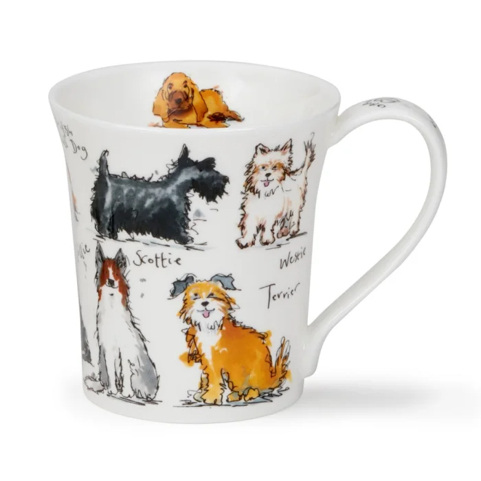 Messy Dogs, porcelánová šálka