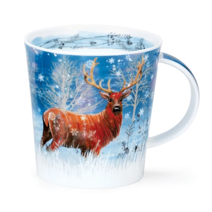 Moonlight Deer, porcelánový hrnček