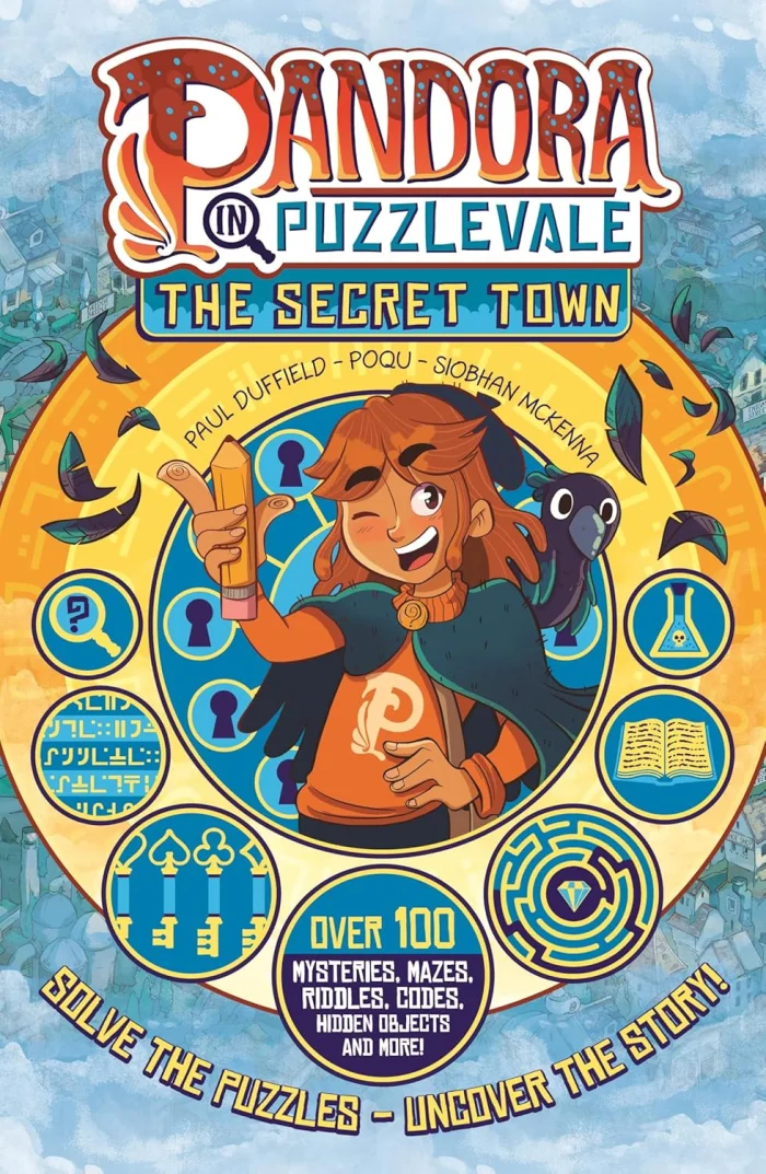 The Secret Town (1), anglická kniha - komiks s hlavolamami