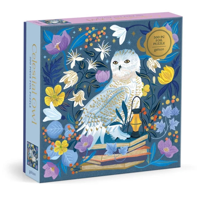 Celestial Owl (500 ks), puzzle s metalickými prvkami