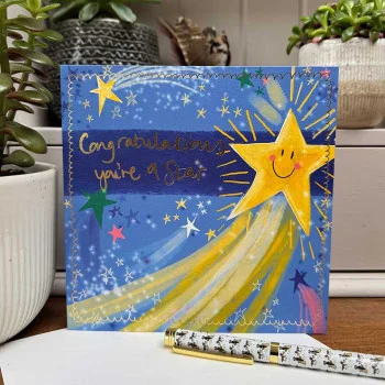 Congratulations Star Card (S609), prianie
