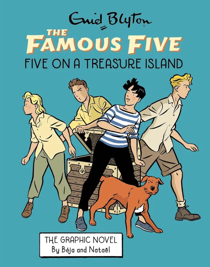 Five on a Treasure Island (1), anglická kniha - komiks