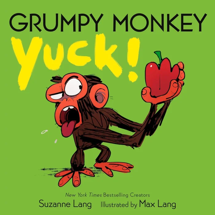 Grumpy Monkey Yuck!, anglická kniha - leporelo