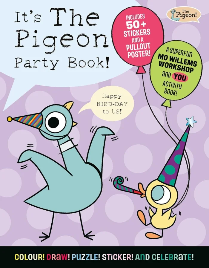 It’s The Pigeon Party Book!, anglická kniha aktivít