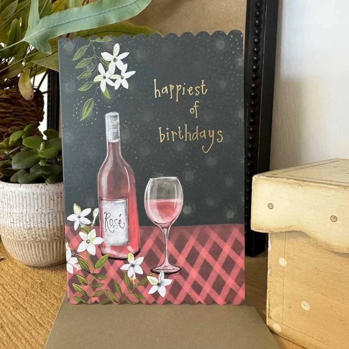 Jasmine and Rosé Birthday Card (DC16), prianie