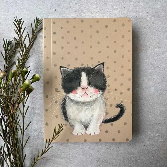 Kitten Blank Notebook A6 (SBK03), čistý zápisník A6