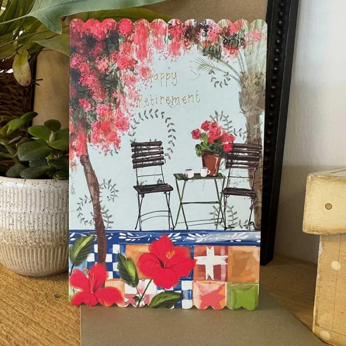 Patio Retirement Card (DC80), prianie