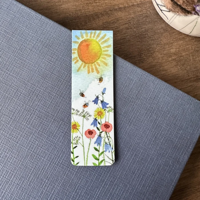Sunshine Wildflowers Magnetic Bookmark BM77, magnetická záložka