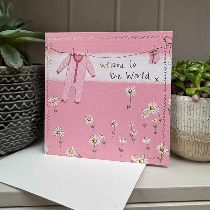 Welcome Baby Card (LS222), malé prianie