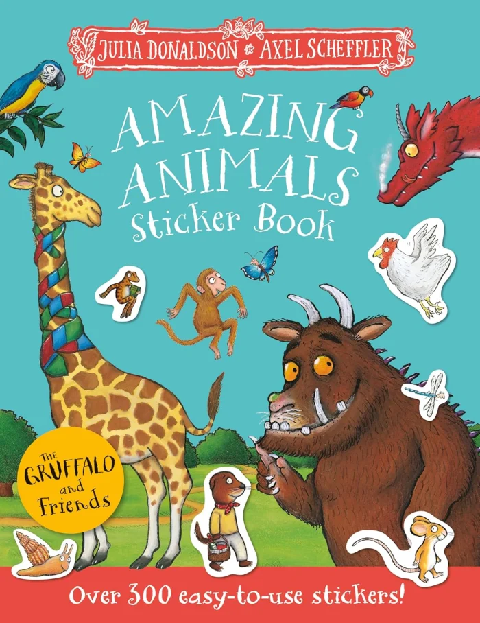 Amazing Animals Sticker Book, anglická kniha - zošit s úlohami a nálepkami