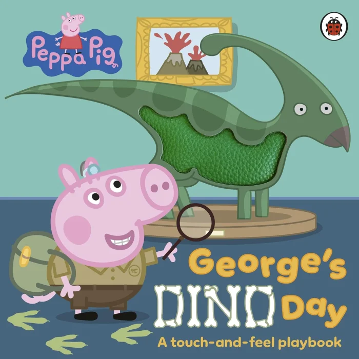 George’s Dino Day: A Touch-and-Feel Playbook, anglická kniha - leporelo
