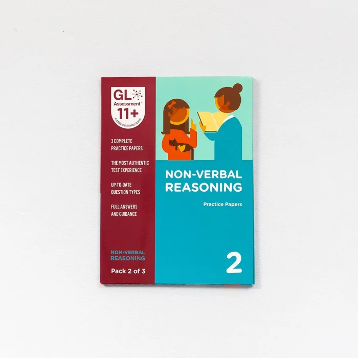 GL Assessment 11 Plus Practice Papers 2025 Non-Verbal Reasoning Pack 2, pracovný zošit v angličtine
