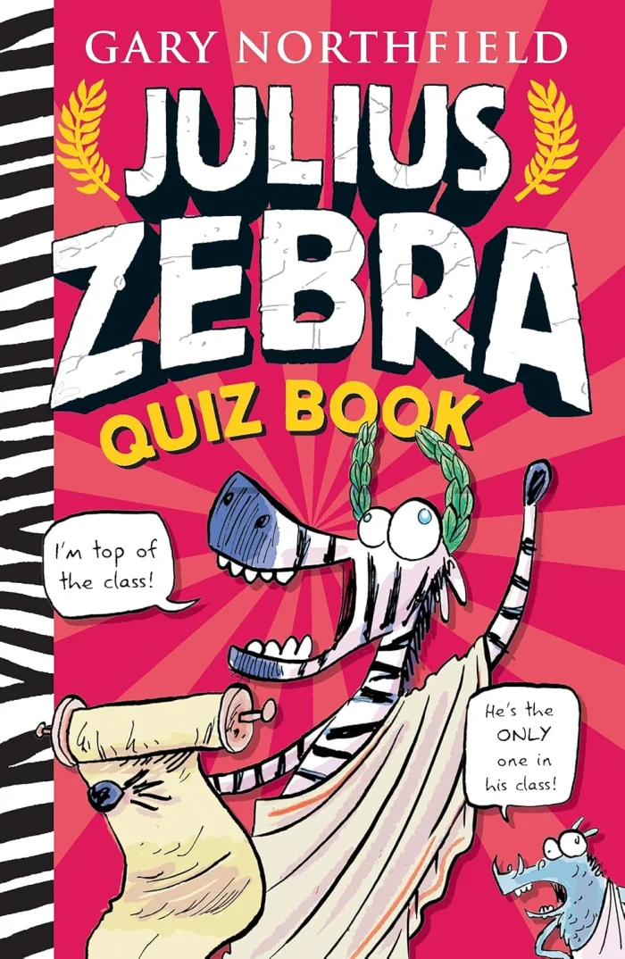 Julius Zebra Quiz Book, anglická kniha
