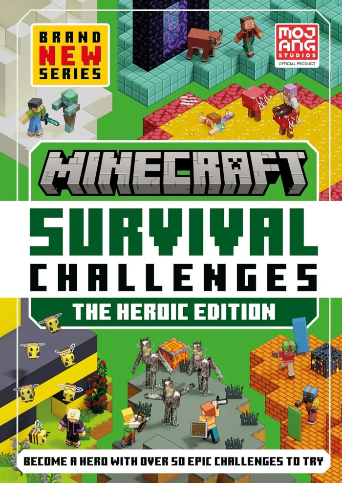 Minecraft Survival Challenges: The Heroic Edition, anglická kniha