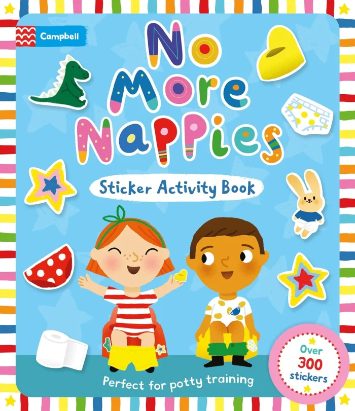 No More Nappies Sticker Activity Book, nálepkový zošit