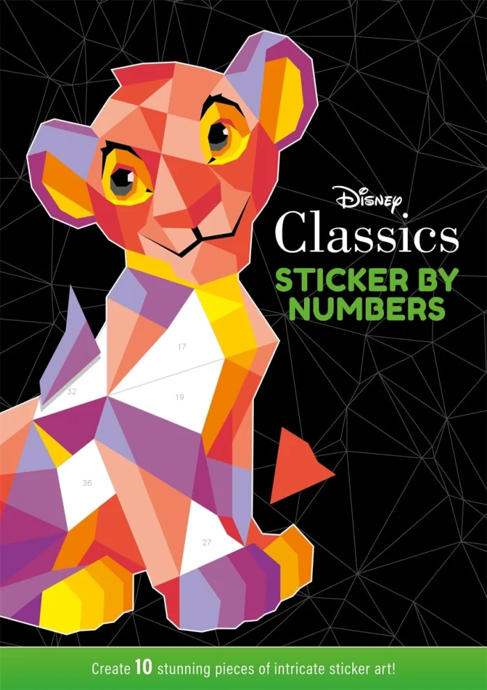 Disney Classics: Sticker By Numbers, nálepkový zošit