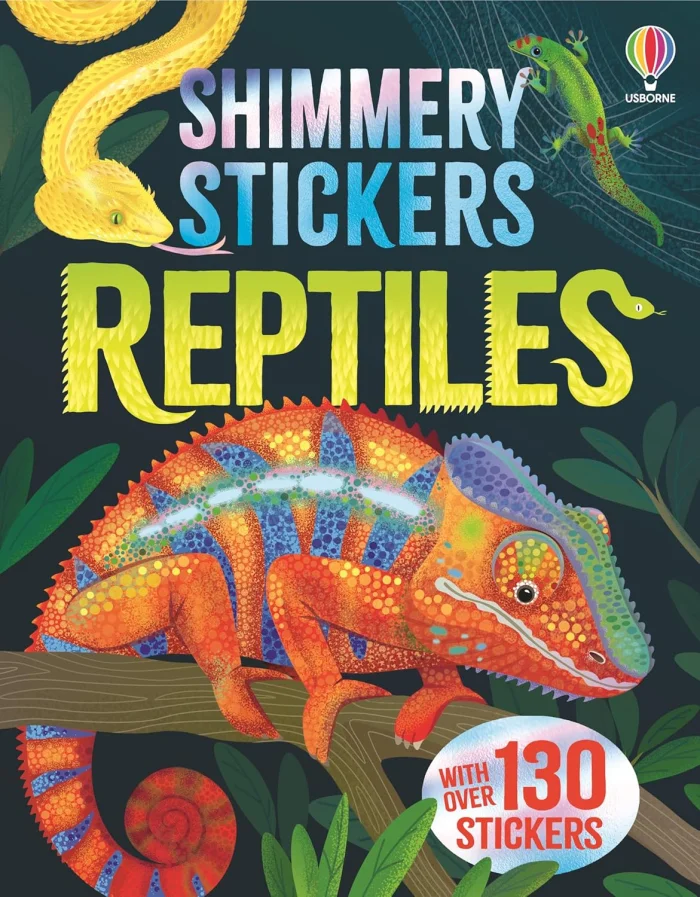 Shimmery Stickers Reptiles, nálepkový zošit