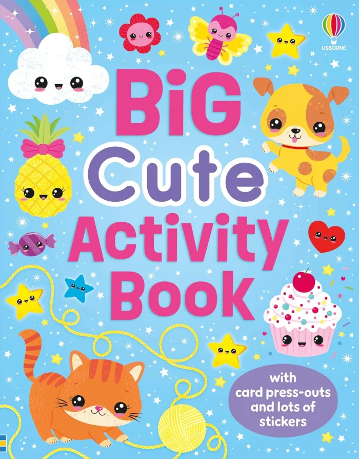 Big Cute Activity Book, zošit s úlohami a nálepkami