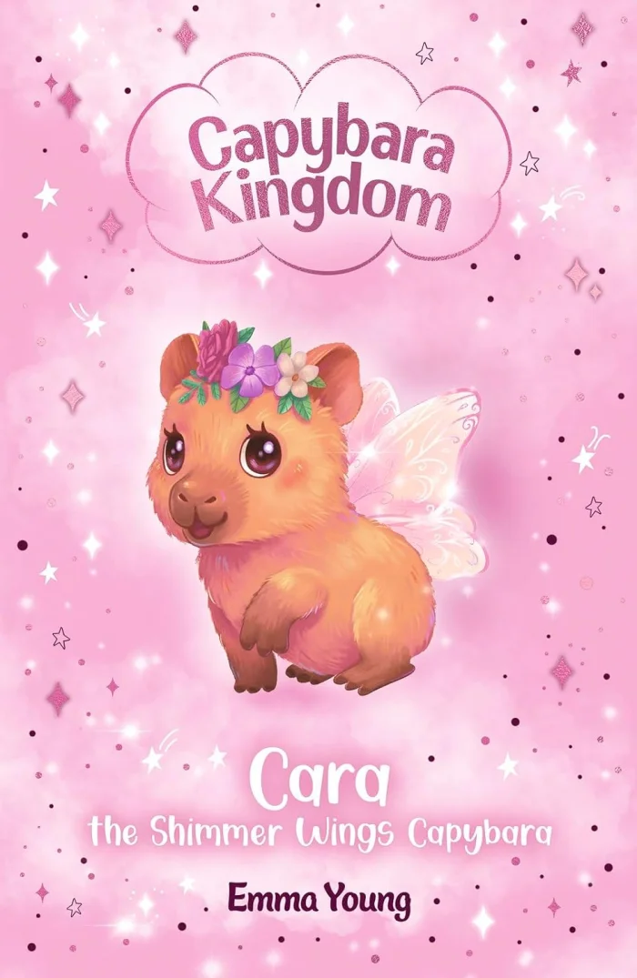 Cara the Shimmer Wings Capybara (1), anglická kniha