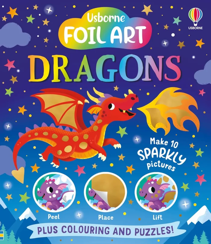 Dragons, anglická kniha s aktivitami