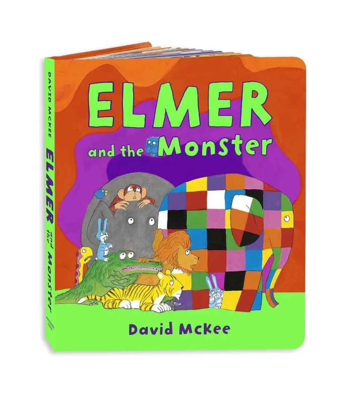 Elmer and the Monster, anglická kniha - leporelo