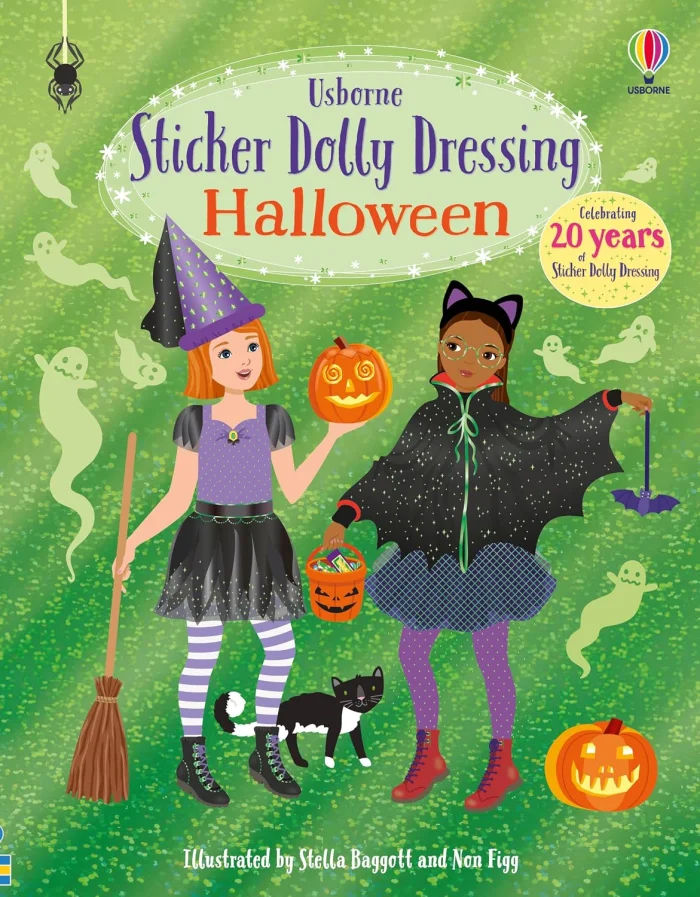 Halloween, nálepkový zošit