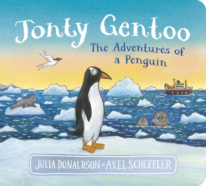 Jonty Gentoo, anglická kniha - leporelo