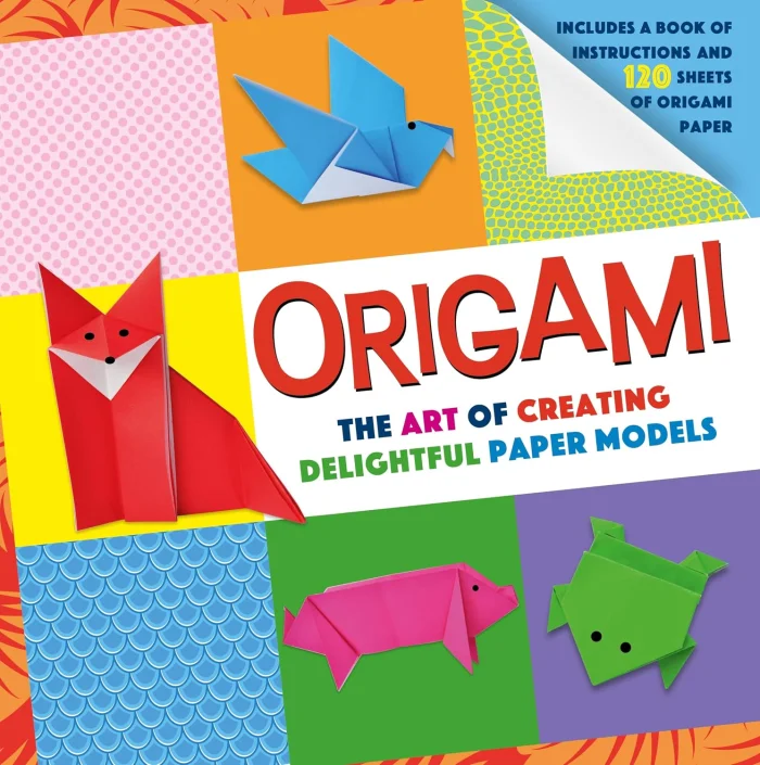 Origami (Instructions and 120 Sheets of Paper), anglická kniha