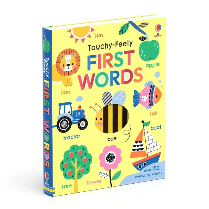 Touchy-Feely First Words, anglická kniha - leporelo